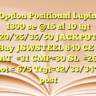 Option Positional Lupin 1300 ce @15 sl 10 tgt 20/25/35/50 JACKPOT
Buy JSWSTEEL 840 CE .     
AT  =31
CMP=30
SL  =26
Lot = 675
Trgt=32/33/34’s post